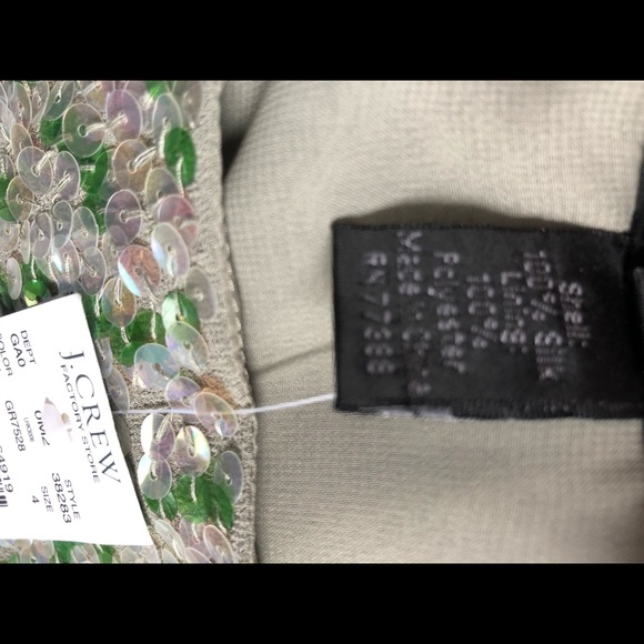 NWT J.CREW Sequined Cami - Picture 6 of 7